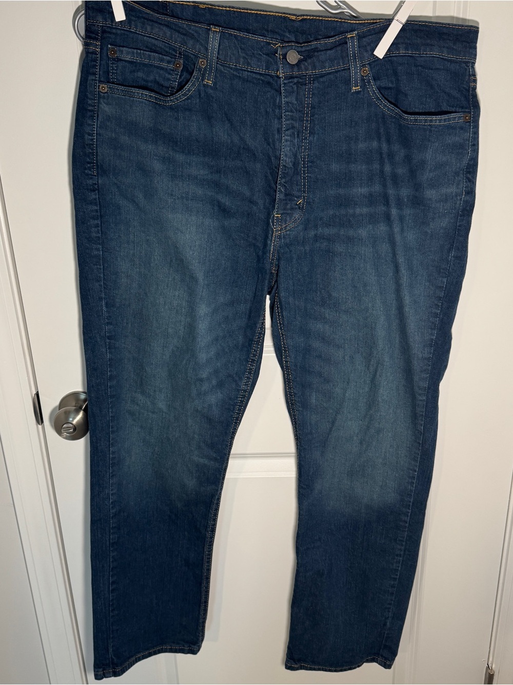 Levis 541 Athletic Taper Jeans Mens 38x30 Blue Medium Wash Stretch Denim